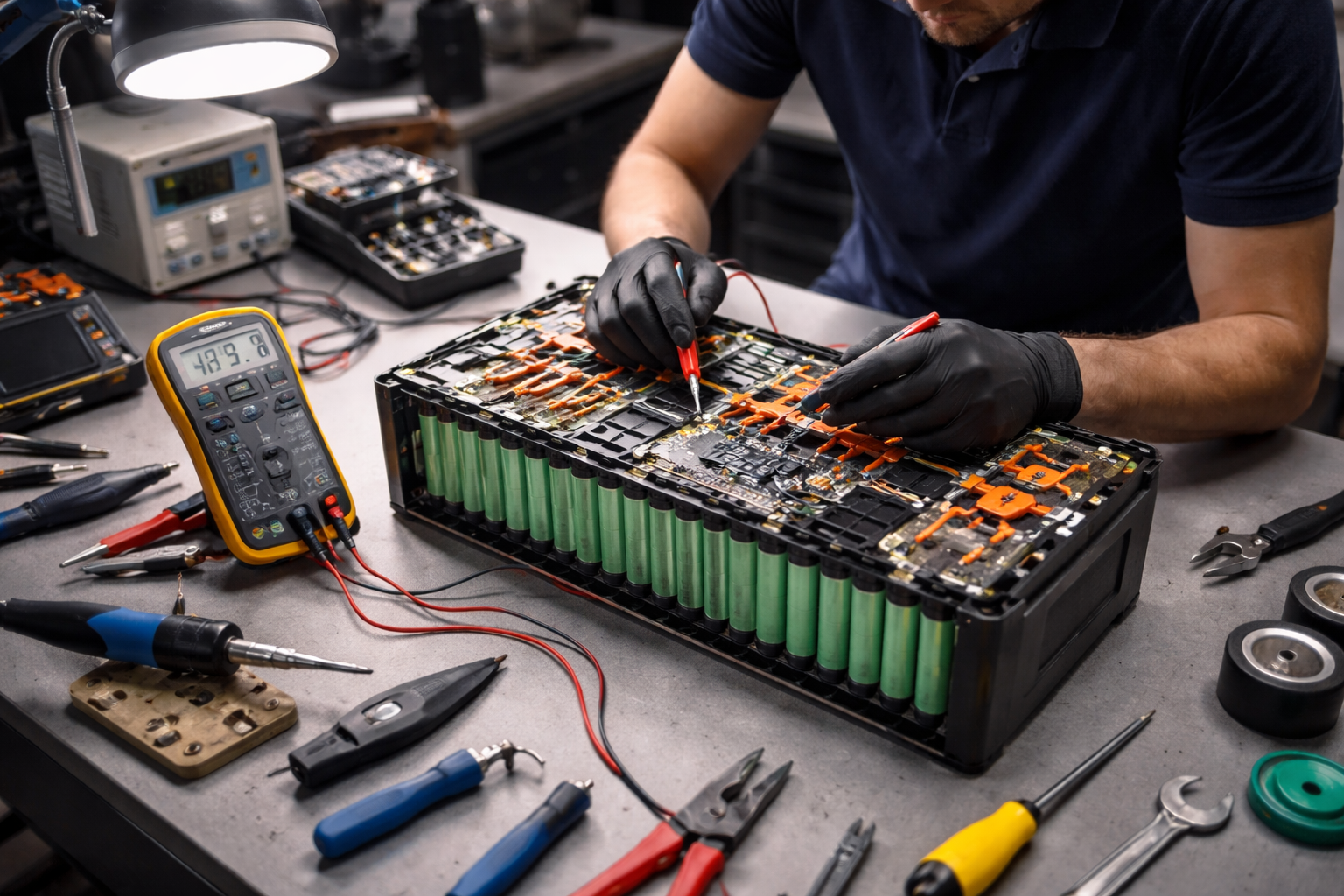 Lithium battery repairing